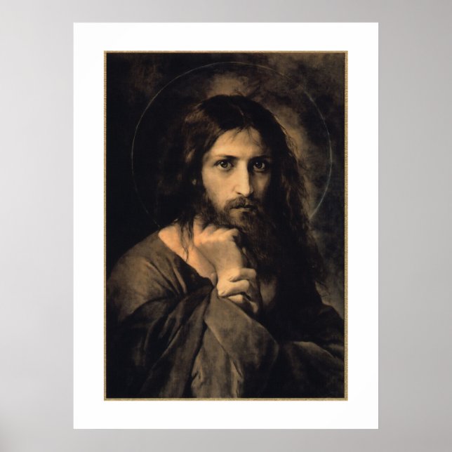 Affiche Image dévotionnelle du Christ (Devant)