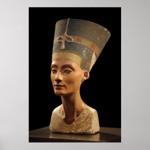 Affiche Image du buste de Nefertiti dans le musée de Neue