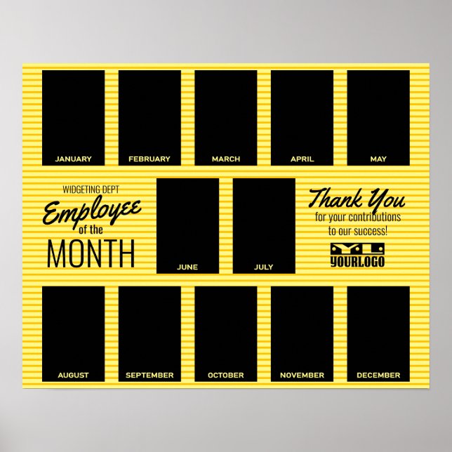 Affiche Image employé du mois de la reconnaissance (Devant)