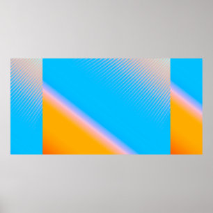 Affiche image floue avec dégradé de couleurs design dans