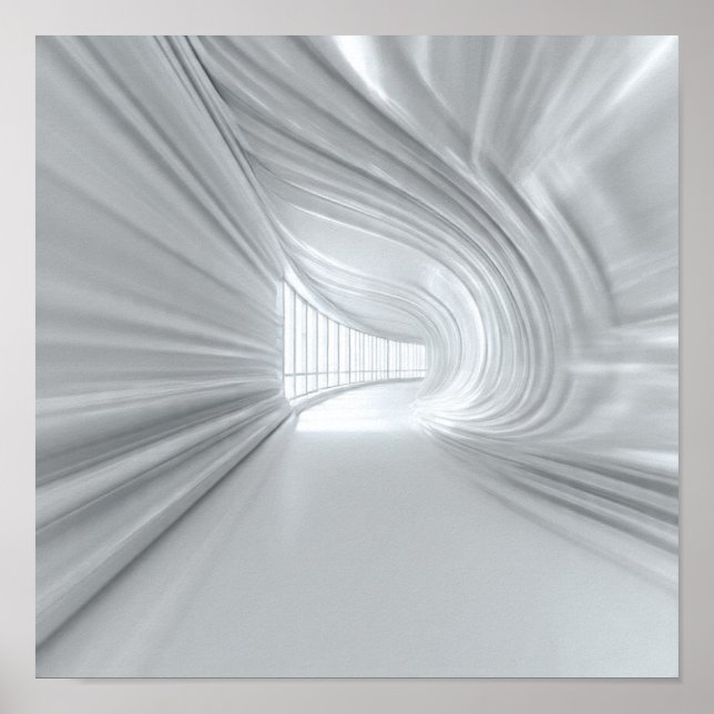 Affiche Image optique du tunnel d'application dynamique (Devant)