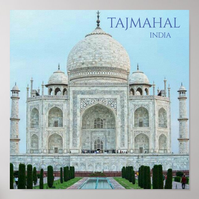 AFFICHE IMAGE TAJMAHAL (Devant)