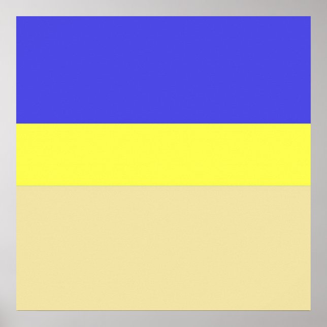 Affiche image trois couleurs (Devant)