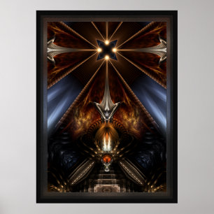 Affiche Imaginaire Arteknyia Fractal Composition