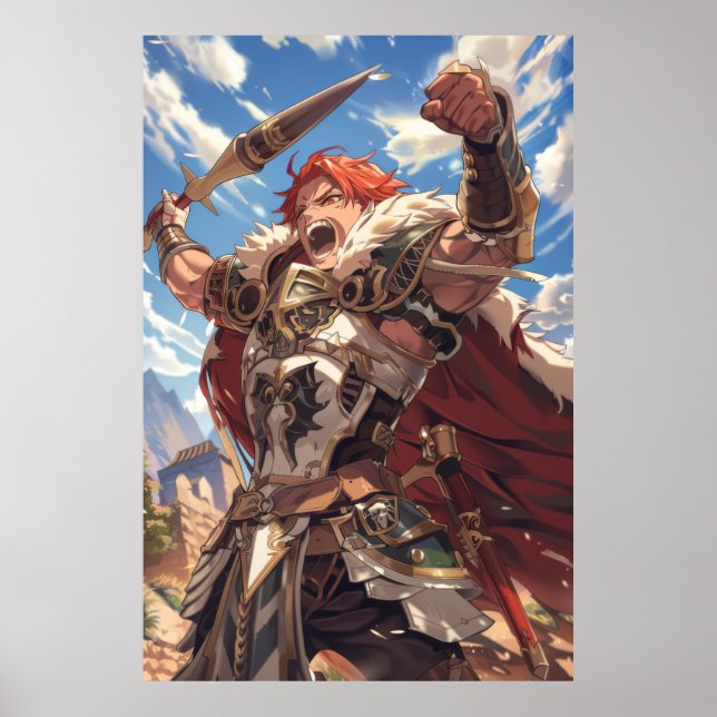 Affiche Imaginaire Aventure Anime 2D Style Art (Devant)