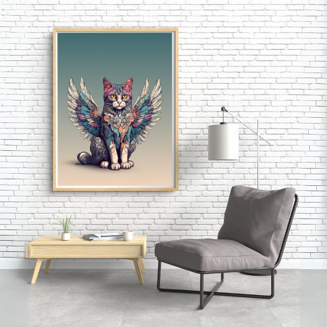 Affiche Imaginaire Cat l Misty Meow | Chat ailé [2/4] (Créateur téléchargé)