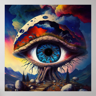 Affiche Imaginaire champignon