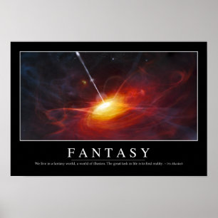 Affiche Imaginaire : Citation inspirée