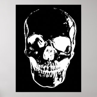 Affiche Imaginaire crâne Art Rock Punk Métal lourd