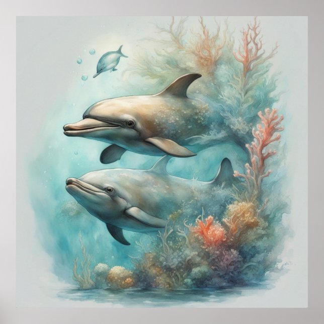 Affiche Imaginaire dauphin 6 (Devant)
