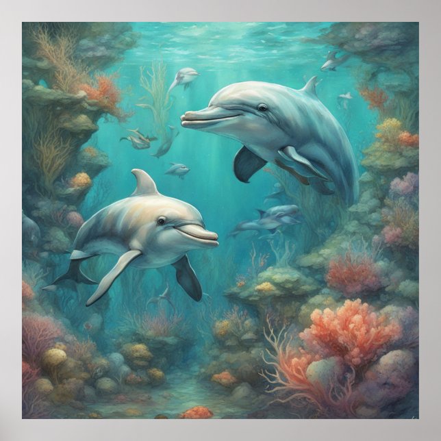 Affiche Imaginaire dauphin 7 (Devant)