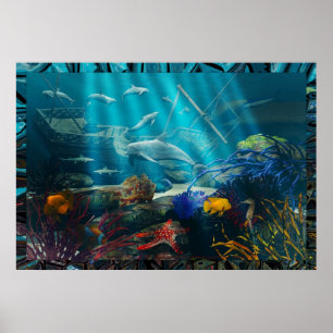 Affiche Imaginaire de naufrage par michelle Wilder