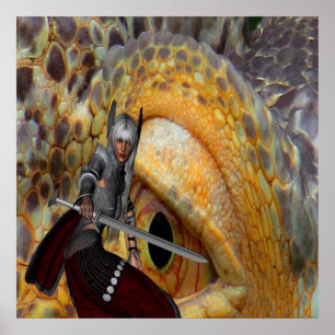 Affiche Imaginaire Dragon Folk Tale