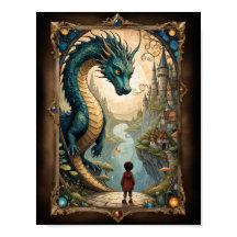 Imaginaire enfant et dragon