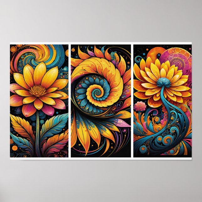 Affiche Imaginaire floral (Devant)