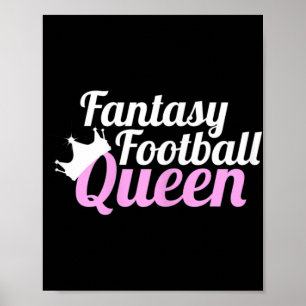 Affiche Imaginaire Football Queen Fun