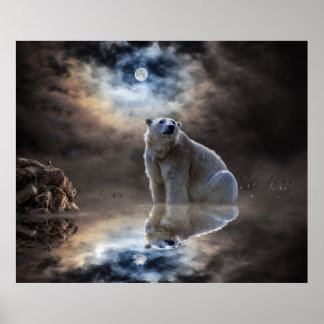 Affiche Imaginaire géant de l'ours polaire