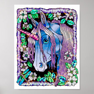 Affiche Imaginaire Grunge Forest Union Color Art