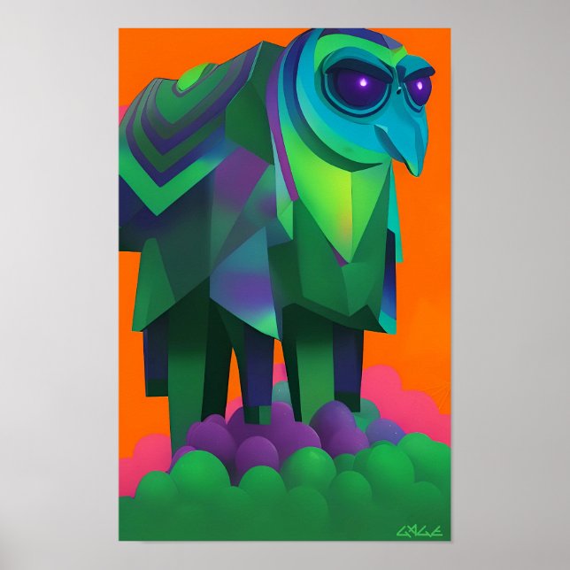 Affiche Imaginaire Hawkish Ken Gage (Devant)