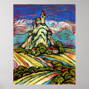 Affiche Imaginaire Hill Castle
