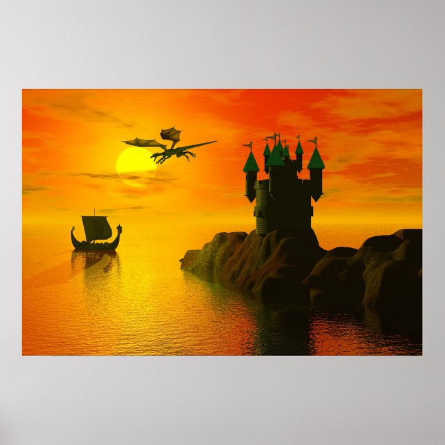 Affiche Imaginaire médiéval (Devant)