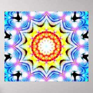 Affiche Imaginaire Prêtre Mage Magique Vibrant Mandela