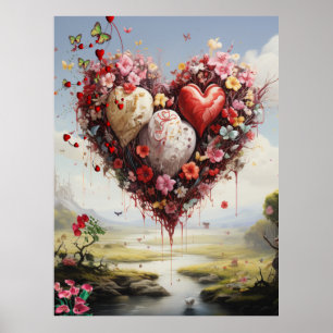 Affiche Imaginaire royaumes de paysages magiques