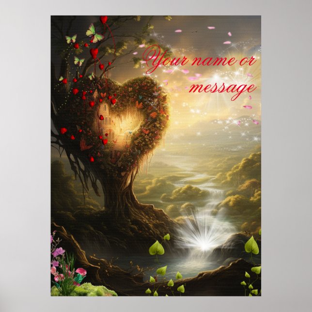 Affiche Imaginaire royaumes de paysages magiques (Devant)