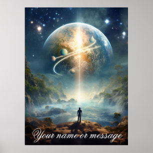 Affiche Imaginaire royaumes de paysages magiques