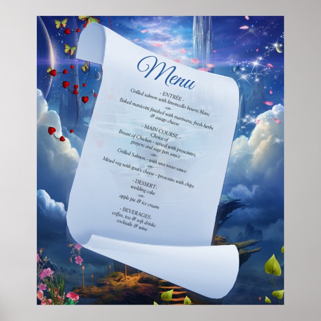 Affiche Imaginaire royaumes de paysages magiques (Devant)