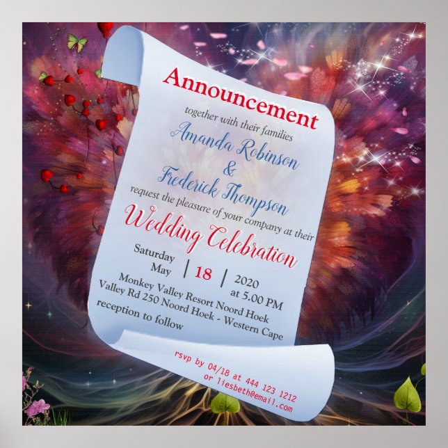 Affiche Imaginaire royaumes de paysages magiques (Devant)