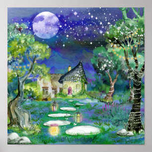 Affiche Imaginaire Storybook Fairyland Paysage Image