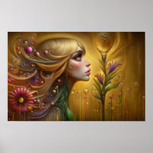 Imaginaire Whimsical Floral Female autrement monde