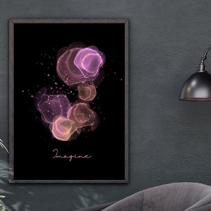Affiche imagination colorée