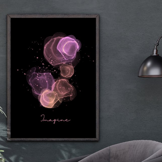 Affiche imagination colorée (Créateur téléchargé)