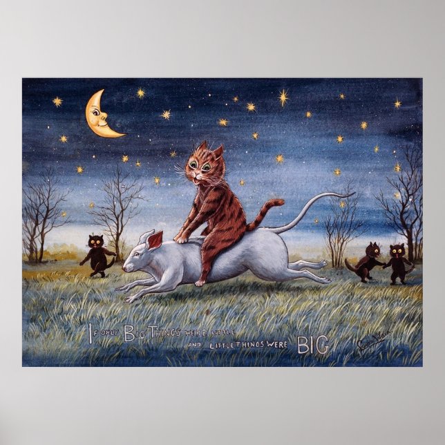 Affiche Imagination féline, Louis Wain (Devant)