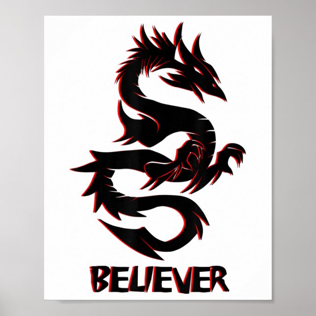 Affiche Imaginez, Dream, Believe _ Imaginaire Rage Dragon  (Devant)