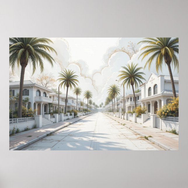 Affiche Imaginez juste des endroits célestes et paisibles  (Devant)