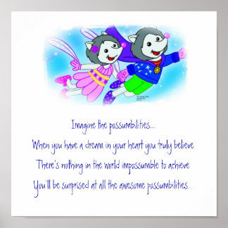 Affiche "Imaginez Les Possibilités"