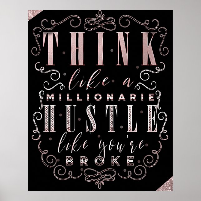 Affiche Imaginez un milliardaire comme si vous étiez Broke (Devant)