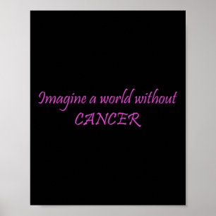 Affiche Imaginez Un Monde Sans Cancer Journée Mondiale Con