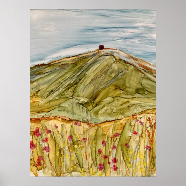 Affiche Imimpressionniste de Rivington Pike Horwich (Devant)