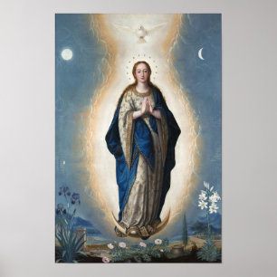 Affiche Immaculée Conception Assomption Vierge Sanchez