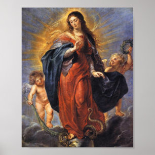 Affiche Immaculée Conception - Peter Paul Rubens