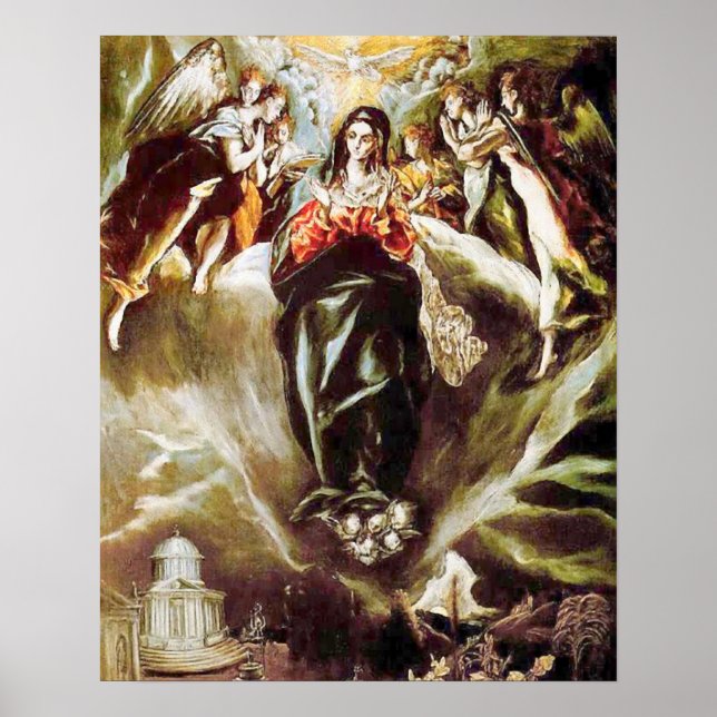 Affiche Immaculée Conception Vierge Marie Assomption 09 (Devant)