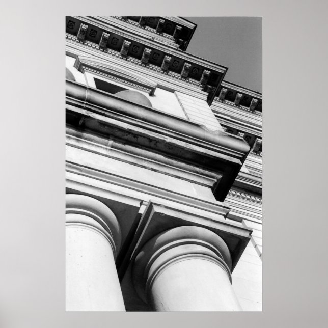 Affiche Immeuble Capitol du Michigan (Devant)