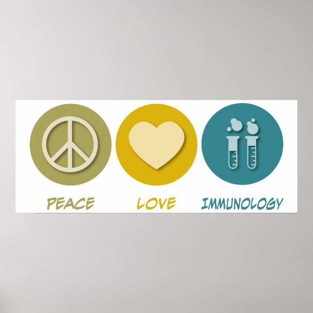 Affiche Immunologie de l'amour pour la paix (Devant)
