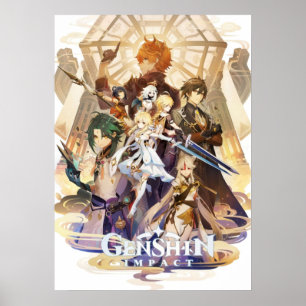 Affiche Impact de Liyue Genshin