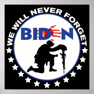 AFFICHE IMPEACH BIDEN NOUS N'OUBLIERONS JAMAIS