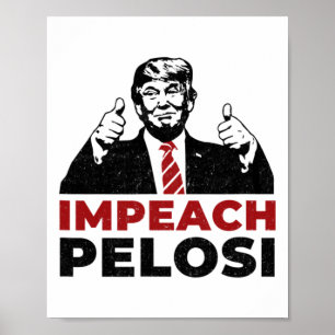Affiche Impeach Nancy Pelosi Pro Trump Shifty Schiff Ukrai